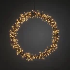 Julekrans 50 cm 600 led dimbar