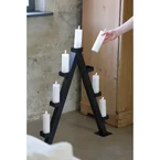 Arbor adventsstake 7-lys m/fjernkontroll - Batteridrevet