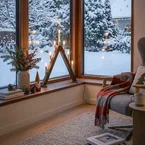 Halland adventsstake 7-lys  - Sammenleggbar