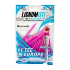 Lignum Tee 72mm Golfpegger Rosa 12pk