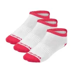 Zoom Ankelsokker Dame Hvit/Rosa 3 Pack