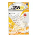 Lignum Tee 38mm Golfpegger Hvit 16pk