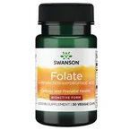 Swanson Folate 5-Methyltetrahydrofolic Acid - Bioactive Form 680 mcg Dfe 30 Veg Caps