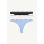 THONG 3-PACK BLACK / WHITE / FROZEN FJIORD