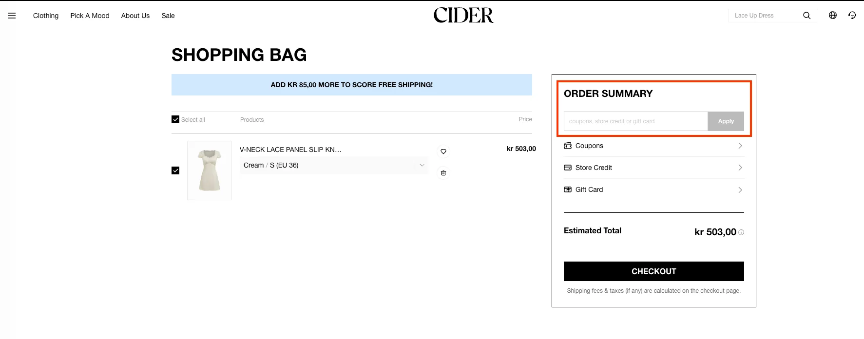 Slik bruker du rabattkoden - Cider