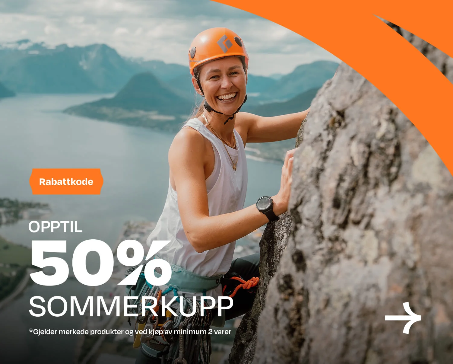 Bevis på rabattkode - Fjellsport - Fjellsport rabattkode: [[50 % rabatt]] sommerkupp på 2+ varer