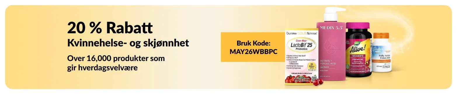 Bevis på rabattkode - Iherb - Iherb rabattkode: [[Ekstra rabatt]] på over 16 000 velværeprodukter