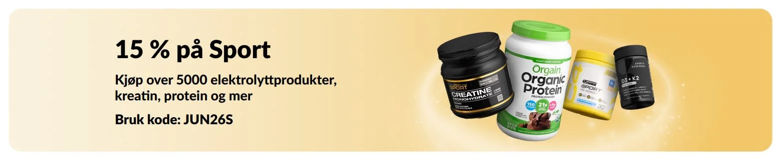 Bevis på rabattkode - Iherb - Iherb rabattkode: [[15 % rabatt]] på sportkjøp over 5000