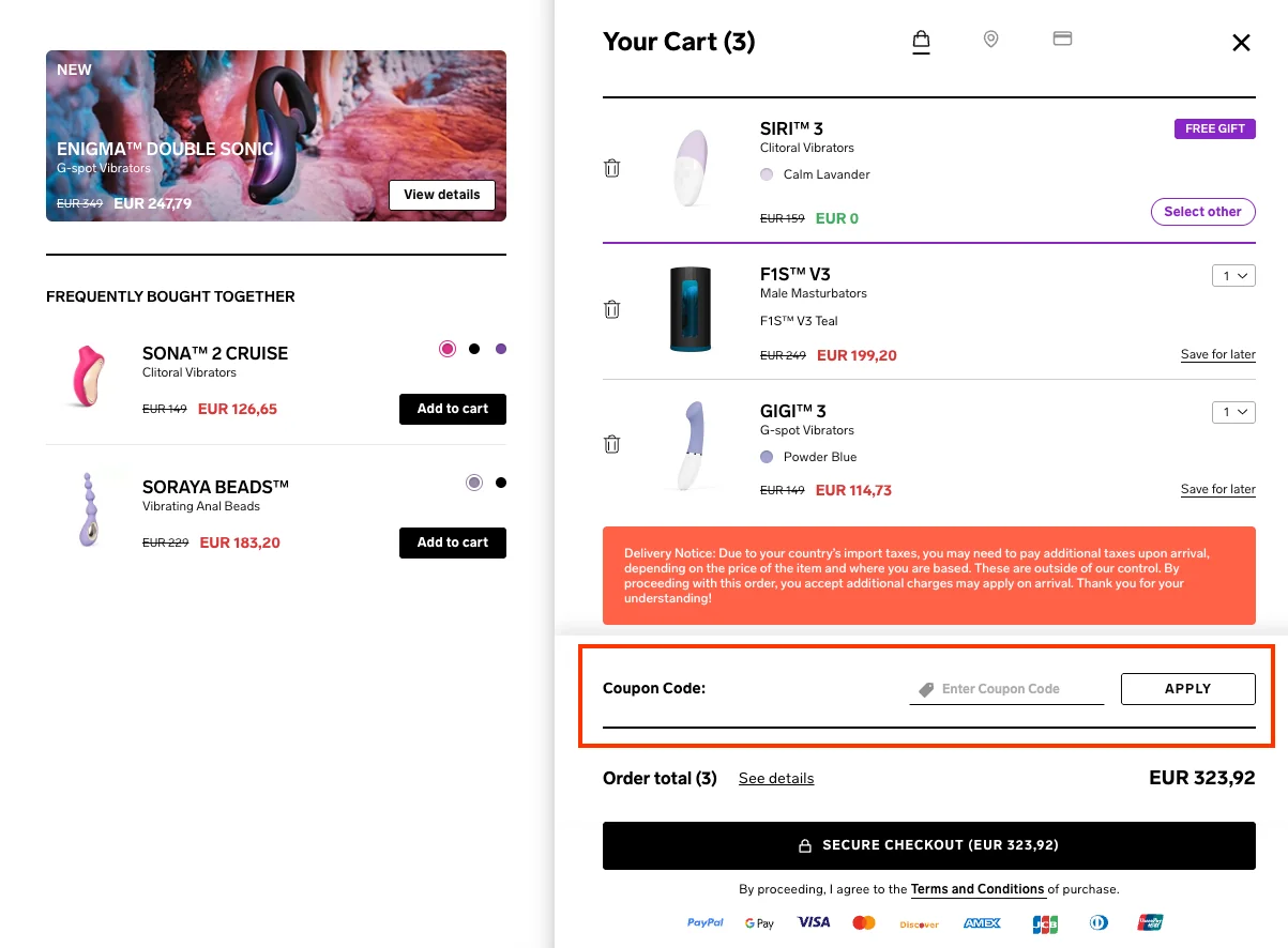 Slik bruker du rabattkoden - LELO