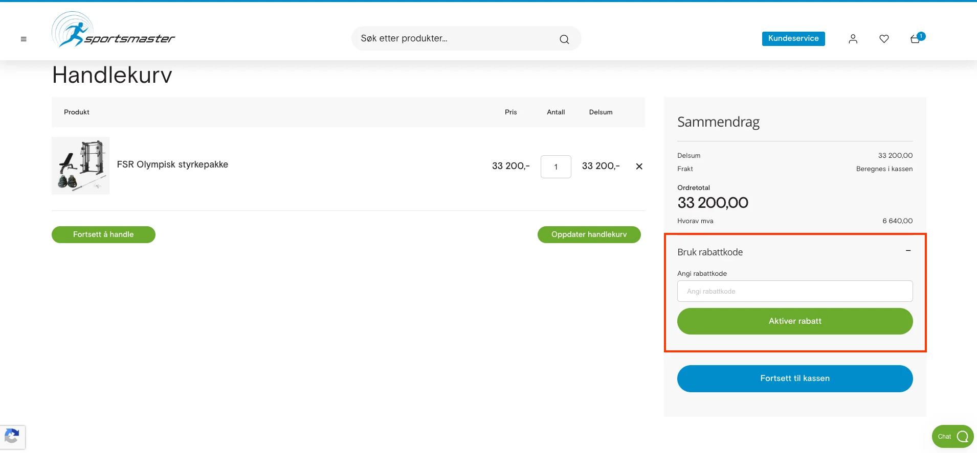 Slik bruker du rabattkoden - Sportsmaster